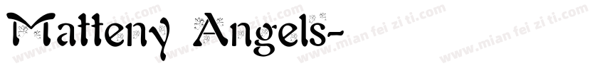 Matteny Angels字体转换